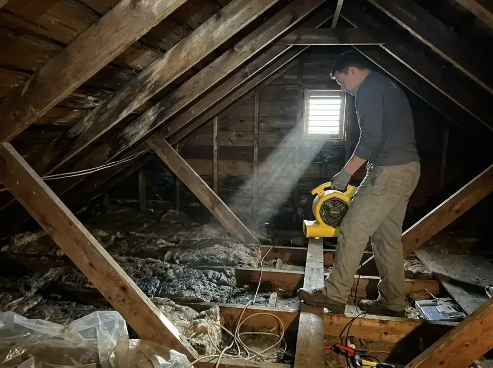 attic-water-damage-drying-proc-007 — frequently asked questions, Emergency Water Extraction & 24/7 Flood Response in Poulsbo…